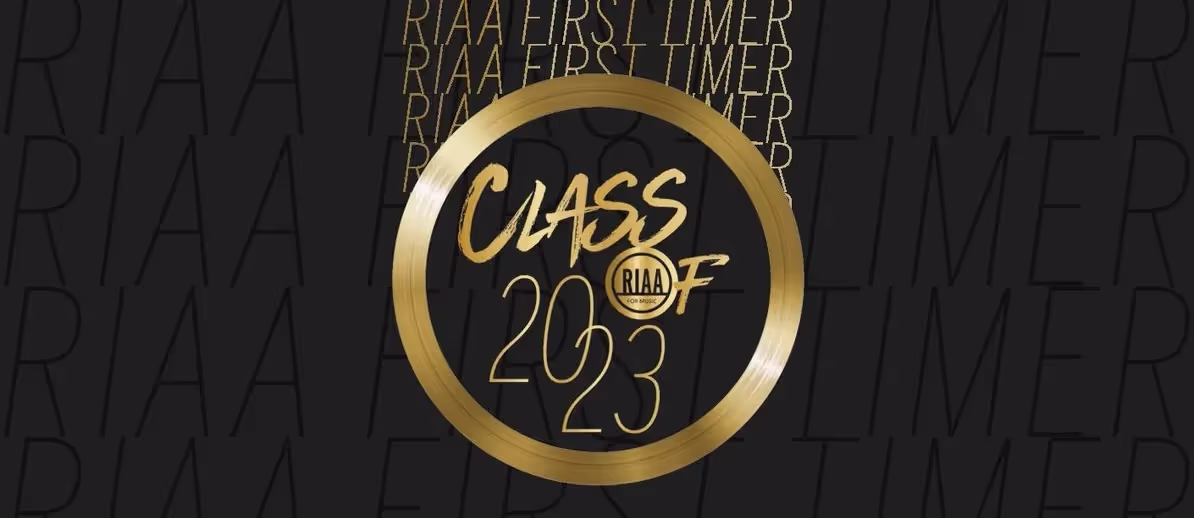 RIIA Class of 2023, First time Gold and Platinum singles and albums