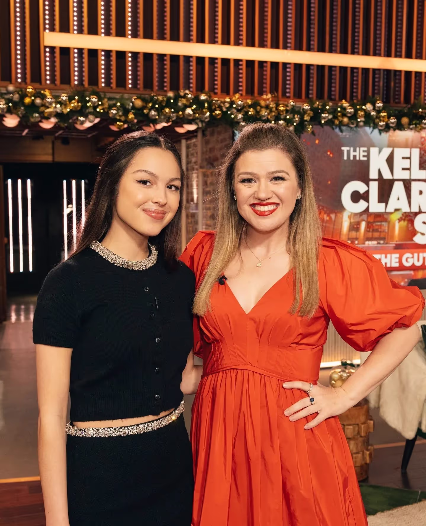 Olivia Rodrigo and Kelly Clarkson for "The Kelly Clarkson Show' Aired December 12