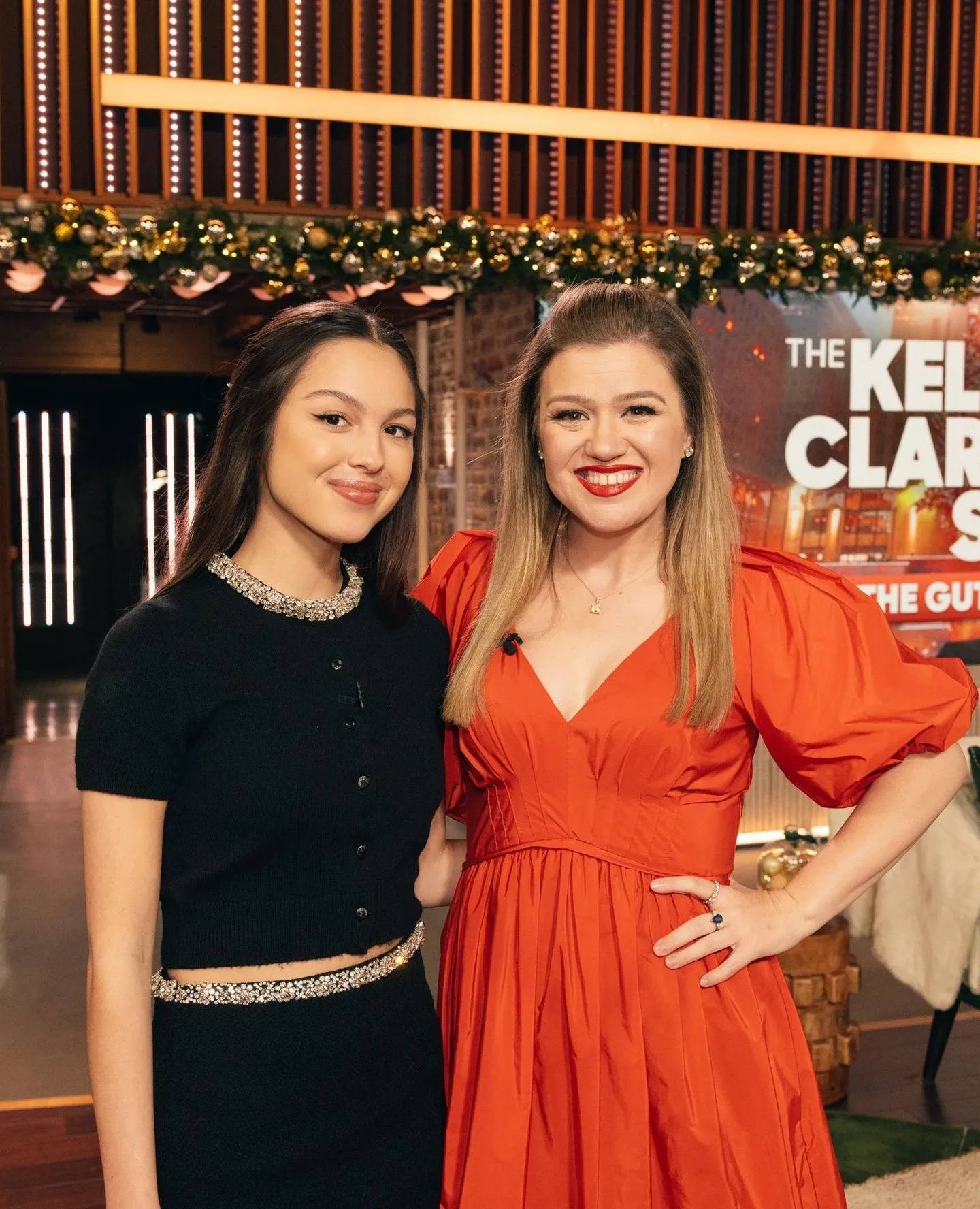Olivia Rodrigo and Kelly Clarkson for "The Kelly Clarkson Show' Aired December 12