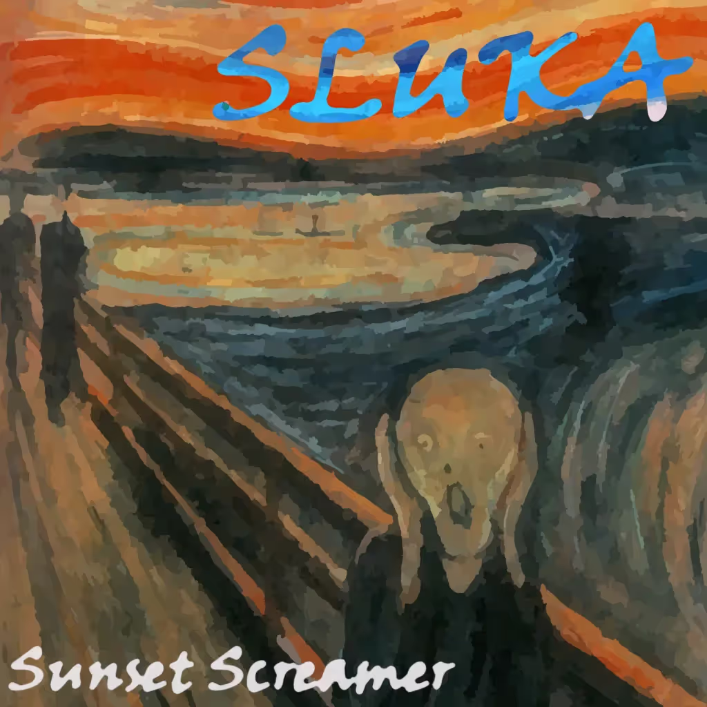 Sluka, 'Sunset Screamer', cover art