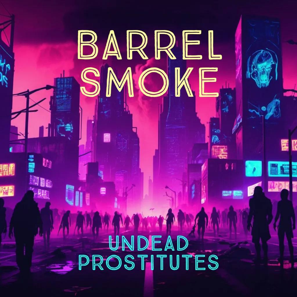 Barrel Smoke, 'undead prostitutee', cover art
