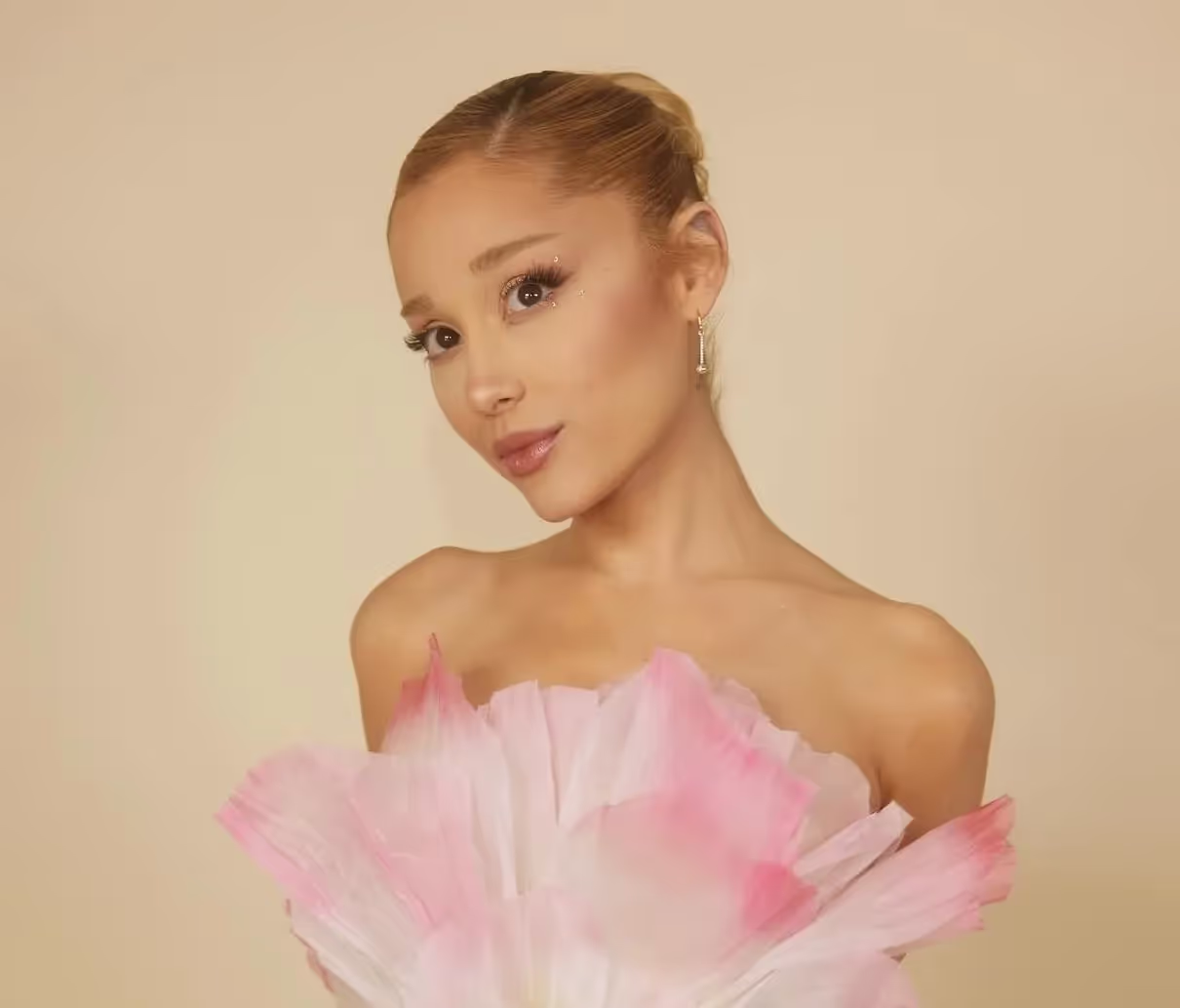 Ariana Grade in flower dress for Cinemacon, 'My Everything' 10th Anniversary