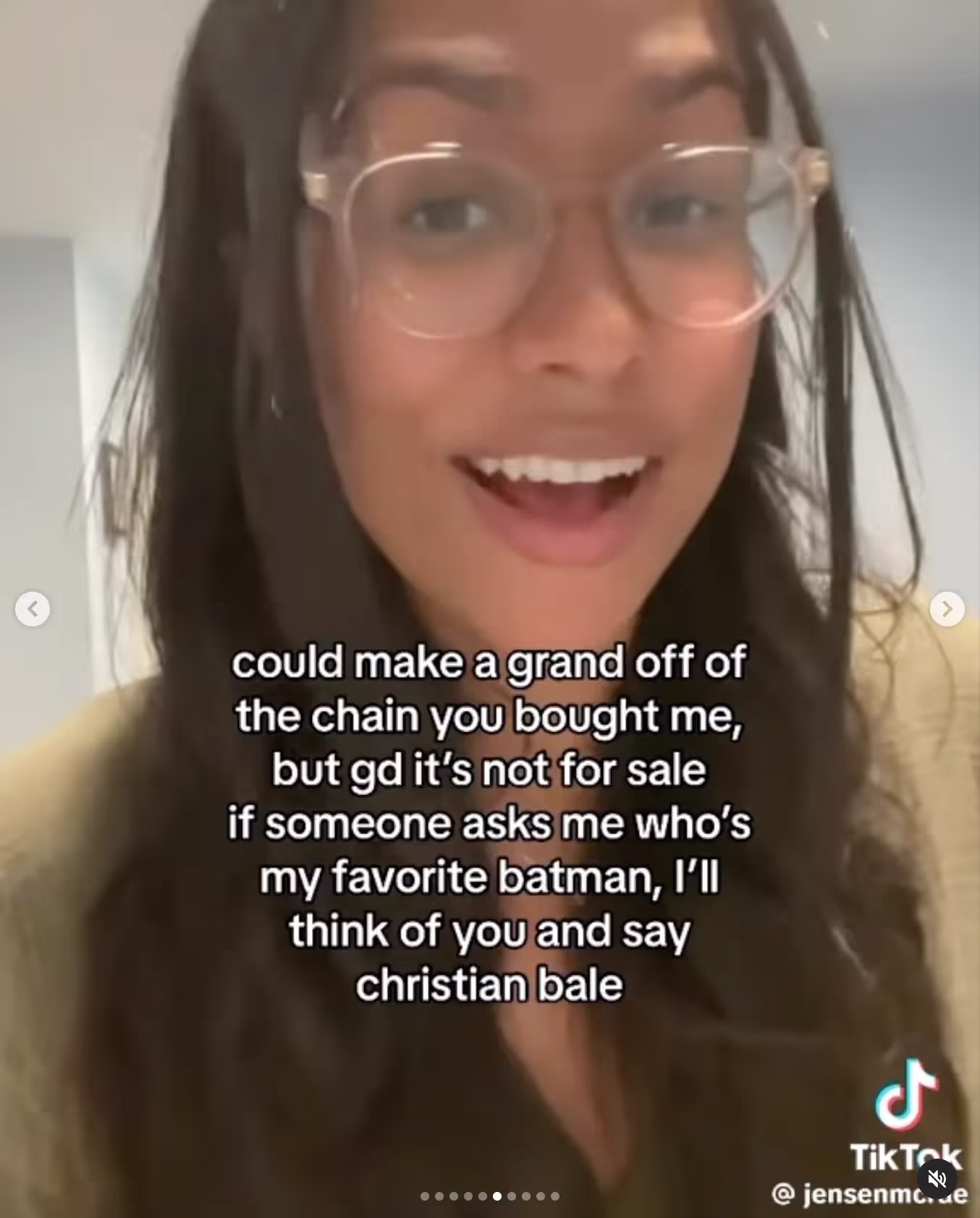 Jensen McRae via Justin Bieber's IG post