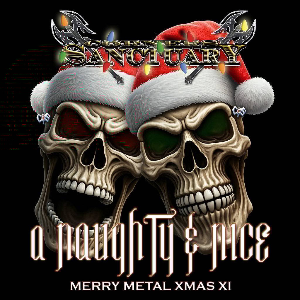 Corners of Sanctuary, 'Naughty & Nice' Merry metal xmas XI, cover art