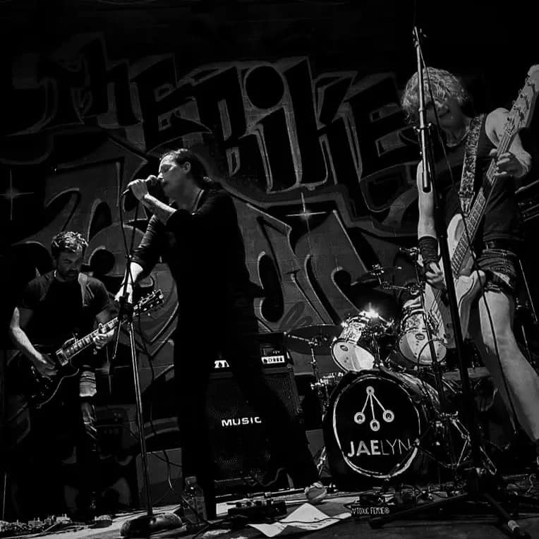 JAELYN performing on stage