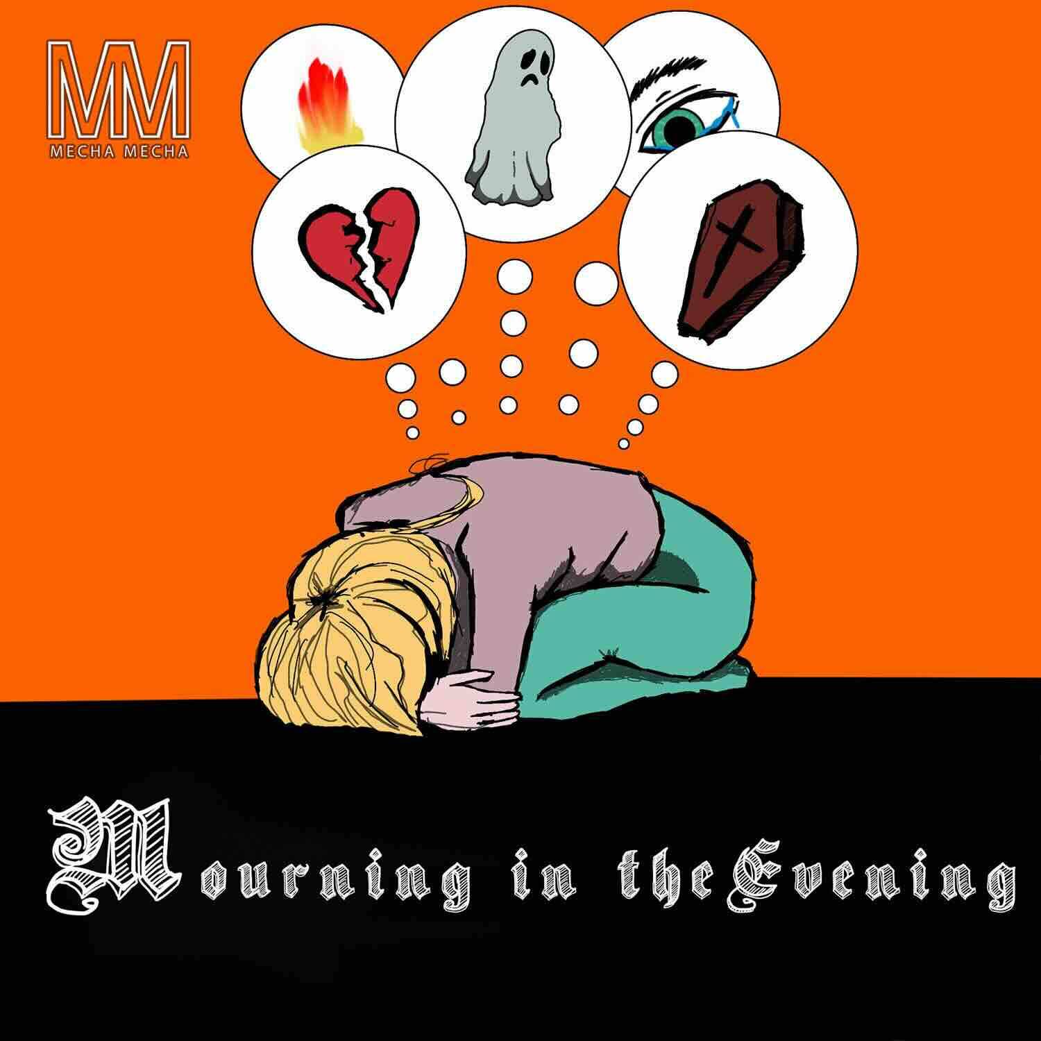 Mecha Mecha, 'Mourning In The Evening' single cover art