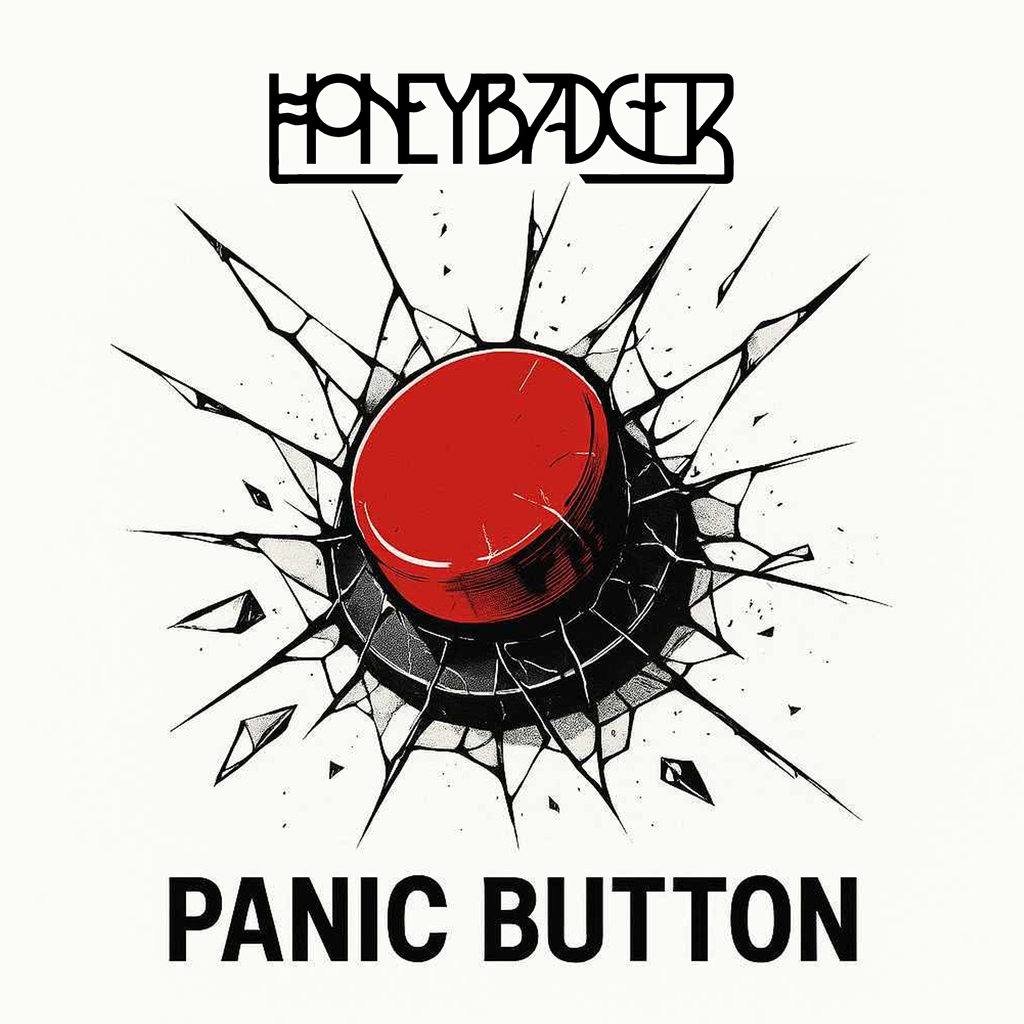 Honeybadger, "Panic Button" single cover art
