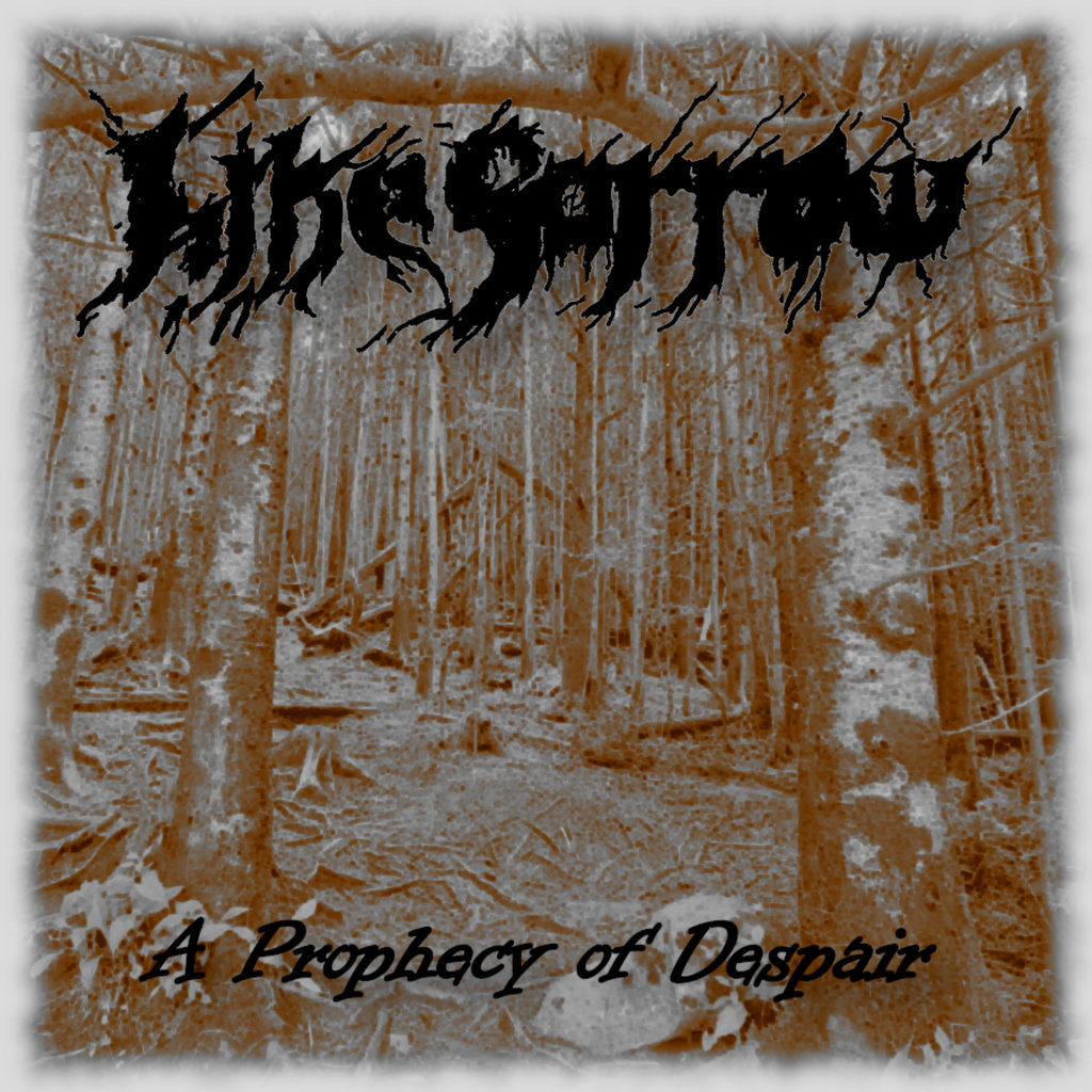 Like Sorrow, "A Prophecy of Despair" single cover art
