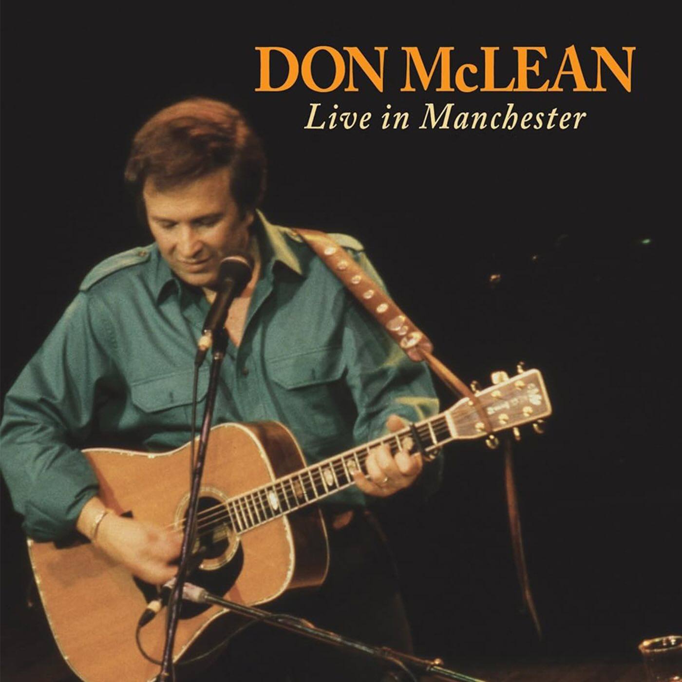 Don McLean, "Live in Manchester" album cover art