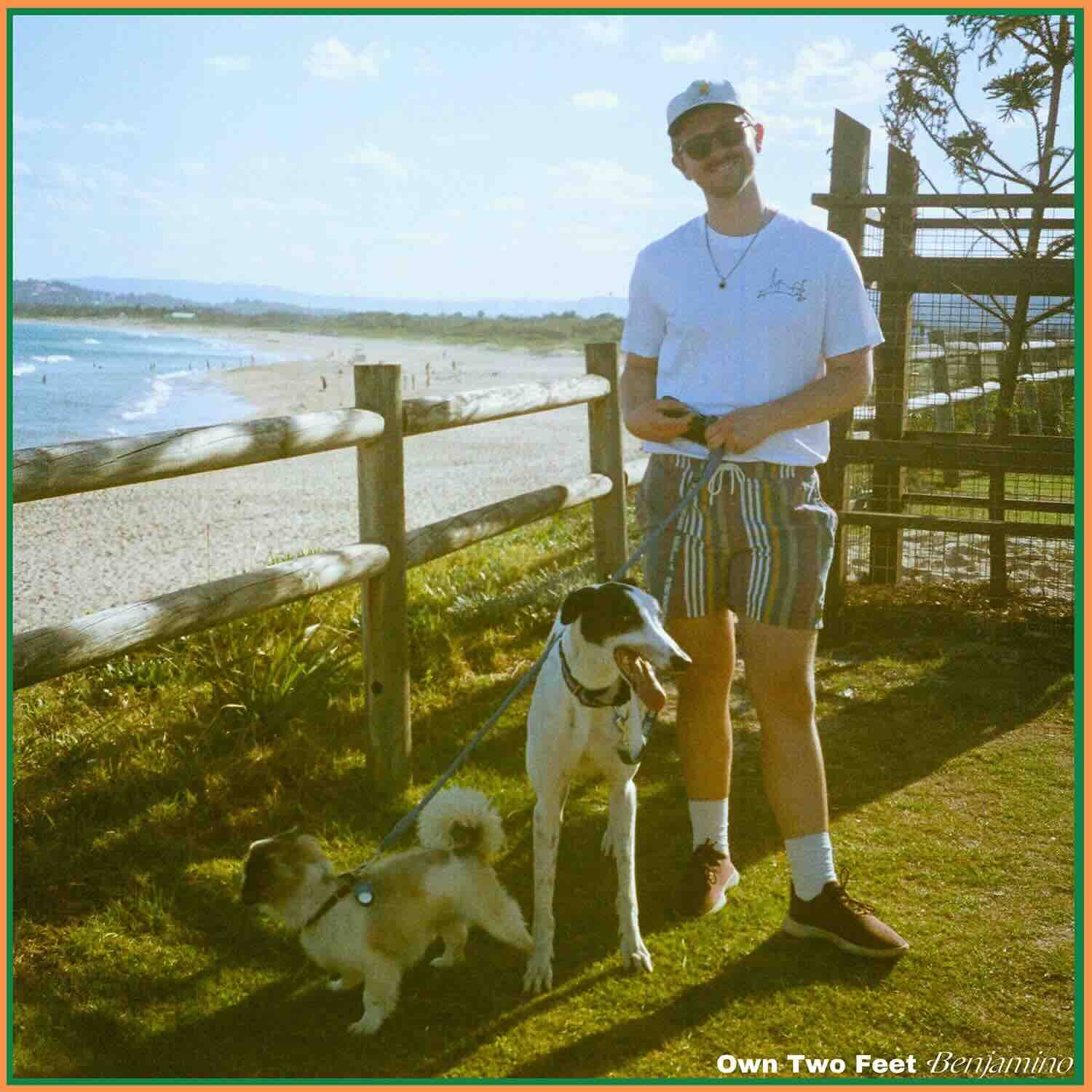 Benjamino, "Own Two Feet" single cover art