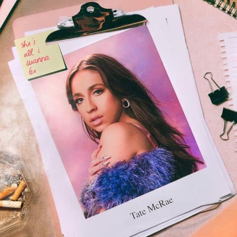 Tate Mcrae "She’s All I Wanna Be" cover art