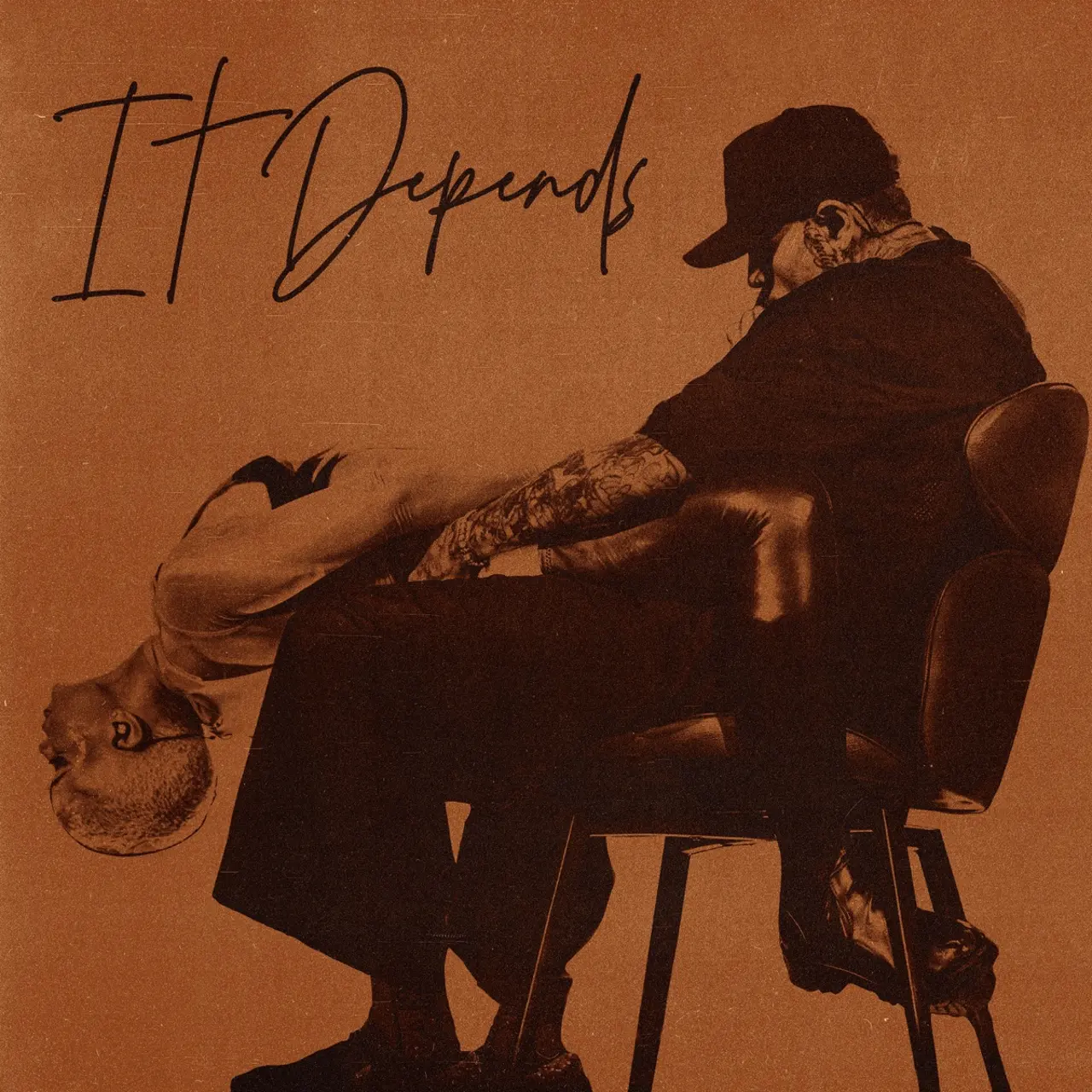 Chris Brown "It Depends (Ft. Bryson Tiller)" cover art
