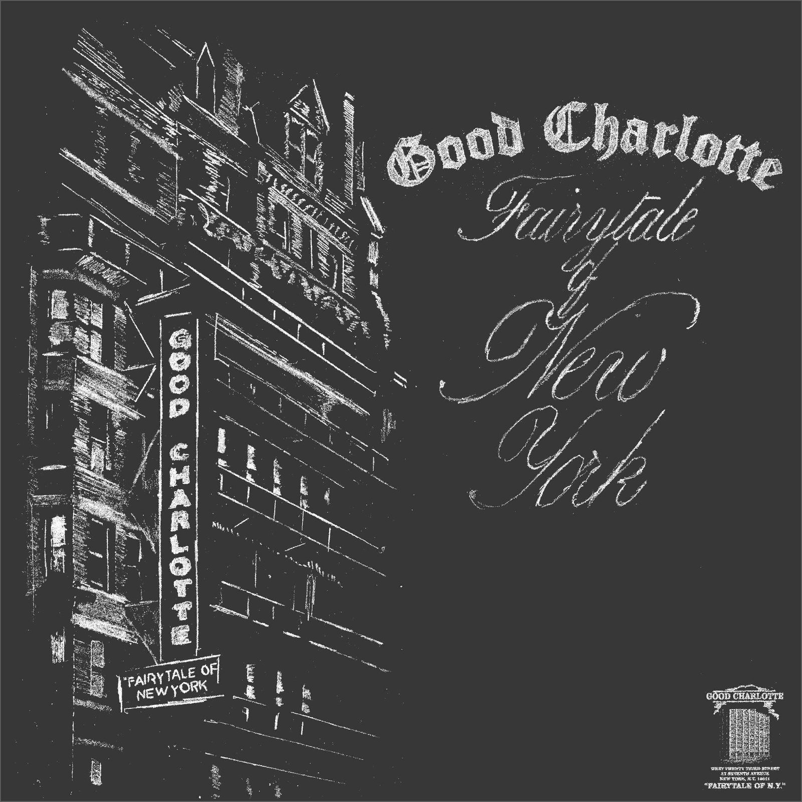 Good Charlotte, "Fairytale of New York", cover art