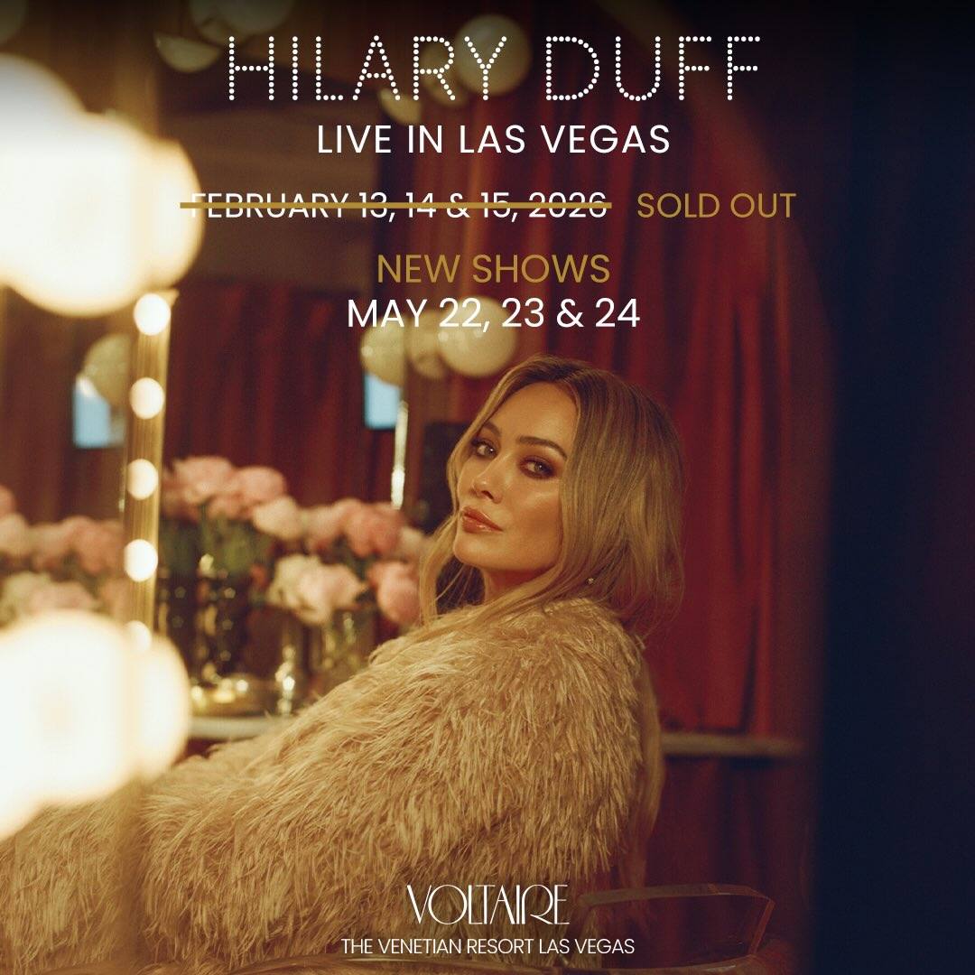 Hilary Duff, Live In Las Vegas, Official Poster
