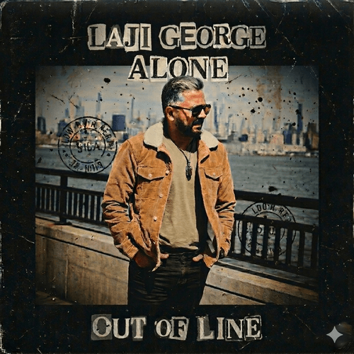 Laji George, "Out of Line", single cover art