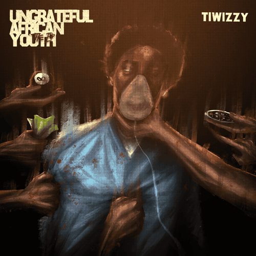 Tiwizzy, "Ungrateful African Youth", EP cover. A visual echo of noise within.