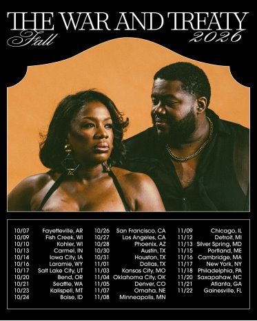 The War And Treaty US headline tour admat